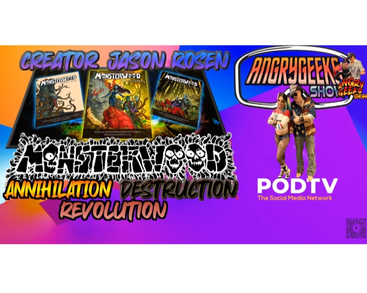 Monsterwood writer/creator, Jason Rosen was a recent guest on &ldquo;The Angry Geeks Show&rdquo; podcast talking all things Monsterwood!